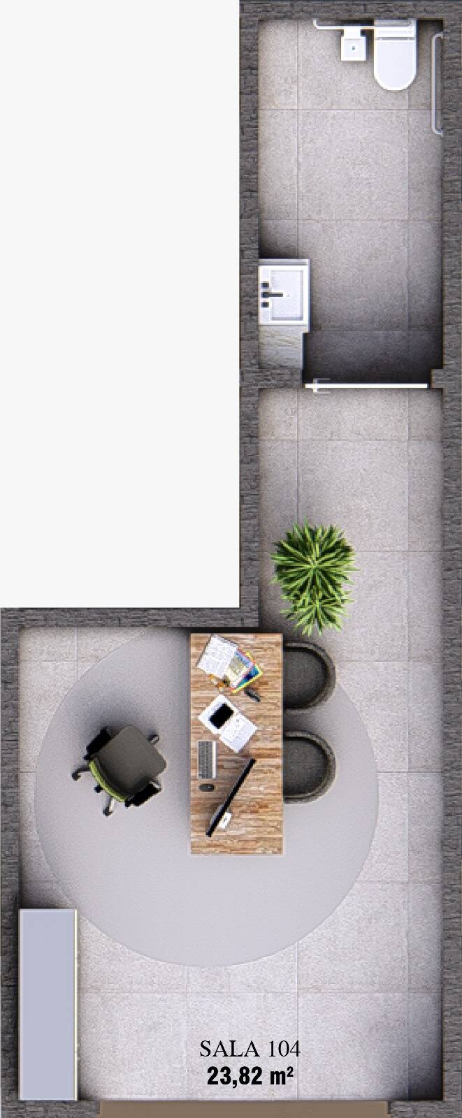 Sala-Conjunto, 14 m² - Foto 8