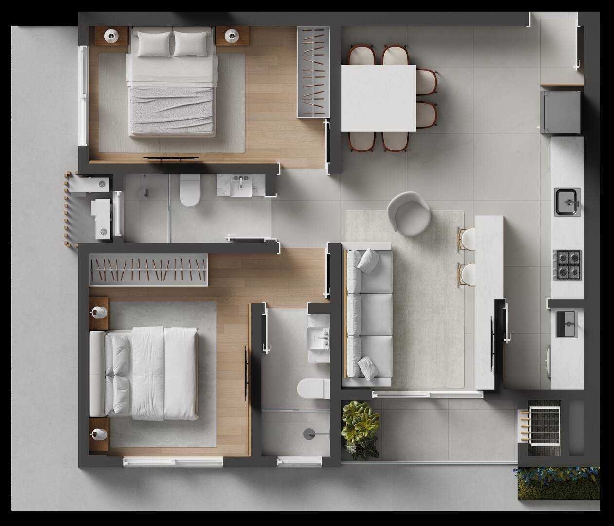 Apartamento, 2 quartos, 62 m² - Foto 11