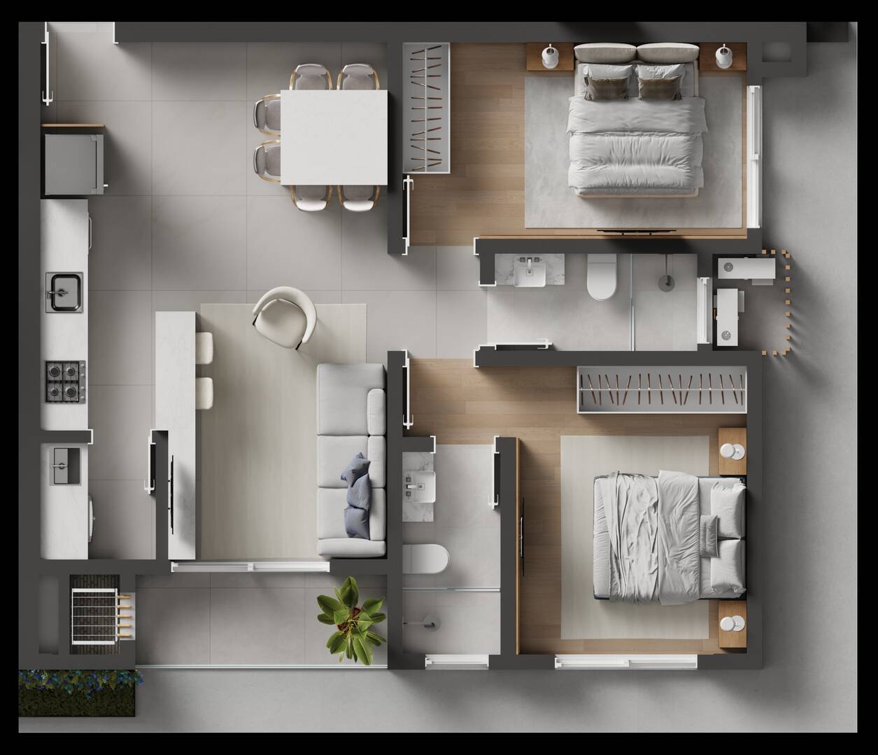 Apartamento, 2 quartos, 62 m² - Foto 13