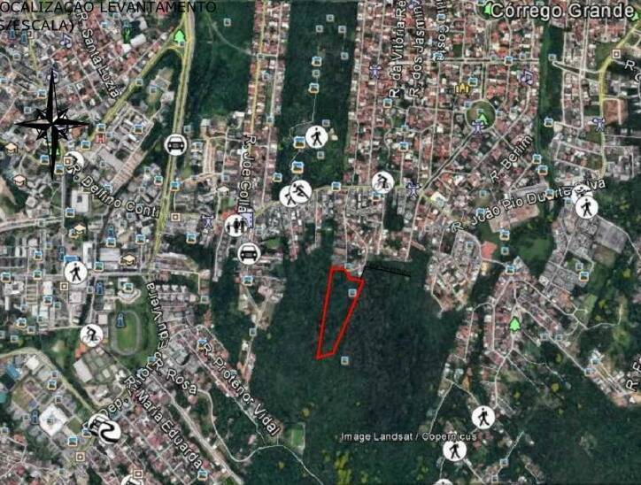 Área de 31.071,32 m² no Córrego Grande em Florianópolis