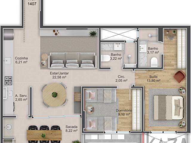 Apartamento para Venda em São José - 5