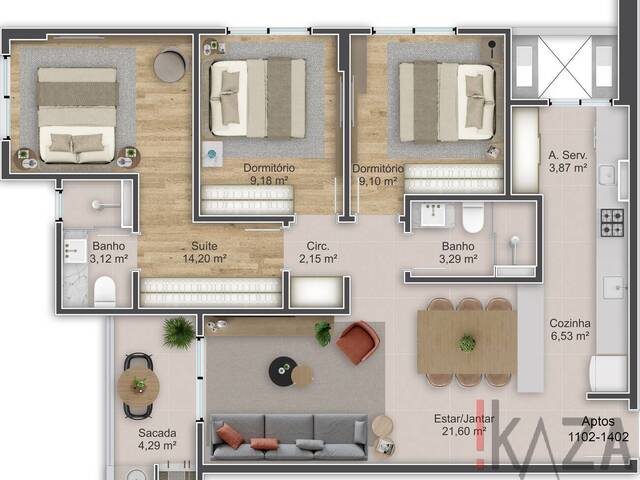 Apartamento para Venda em São José - 5